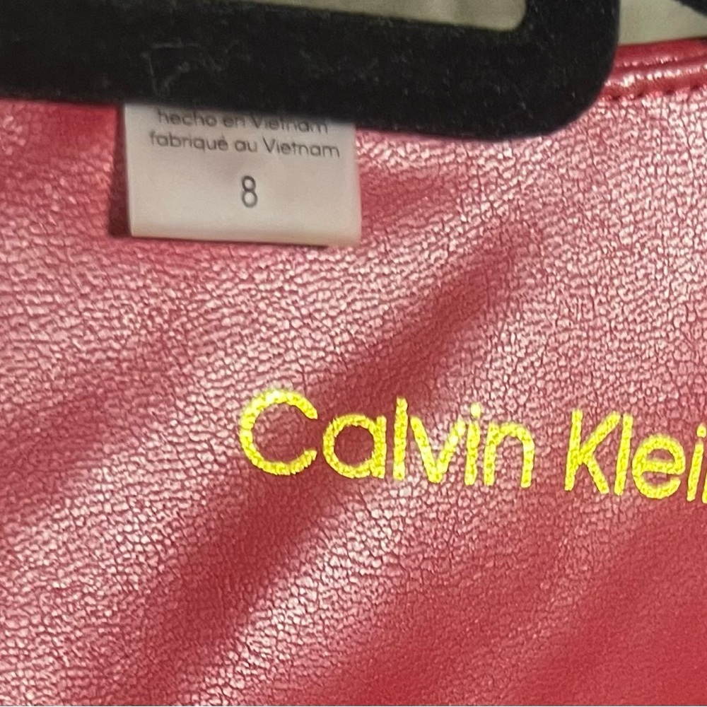 Calvin Klein Red Dress - Size 8